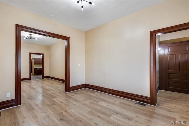 146 Longnecker St, Buffalo, NY 14206 - spare room featuring light wood-type flooring
