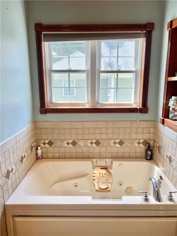 110 Mcmaster St, Bath, NY 14810 - bathroom featuring a jetted tub
