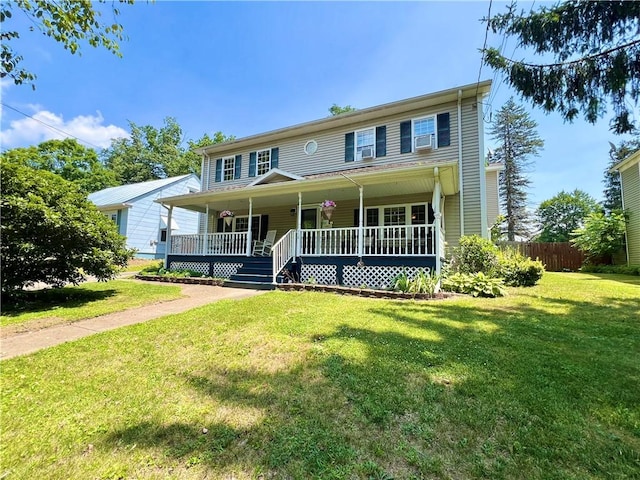110 Mcmaster St, Bath, NY 14810 - view of front of house featuring a porch