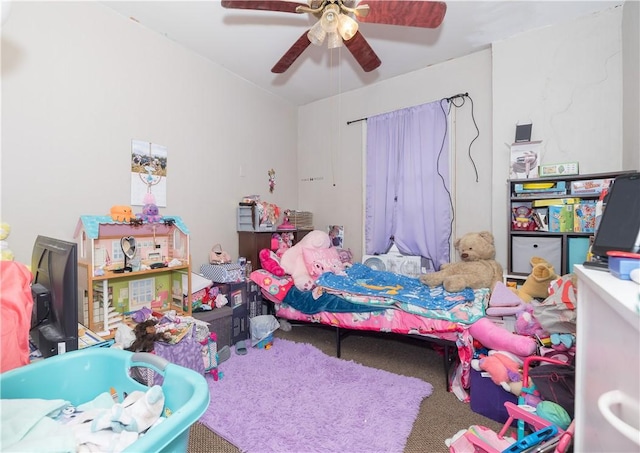 364 W 3rd St, Elmira City, NY 14901 - carpeted bedroom with ceiling fan