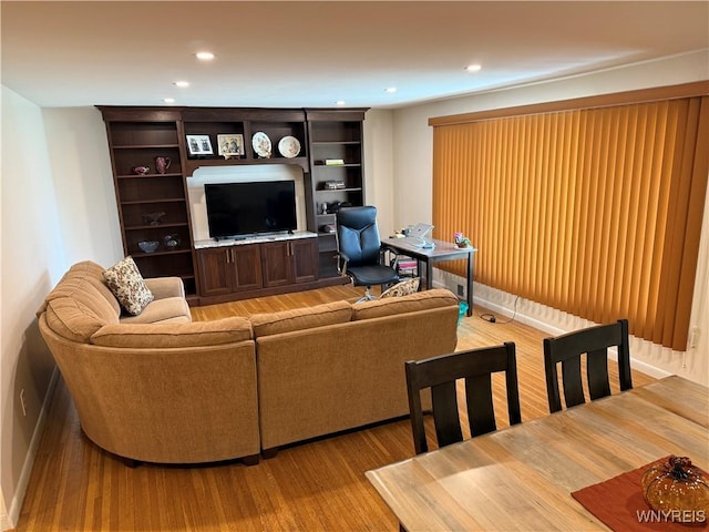 31 Noel Dr, Amherst, NY 14221 - living area with wood finished floors and recessed lighting