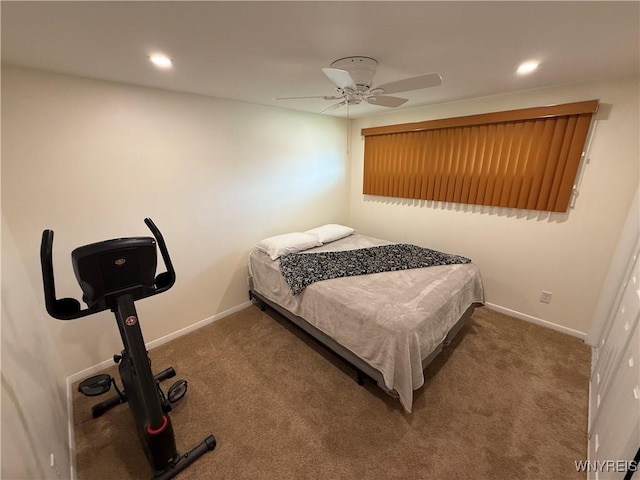 31 Noel Dr, Amherst, NY 14221 - bedroom with carpet flooring, recessed lighting, and a ceiling fan