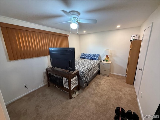 31 Noel Dr, Amherst, NY 14221 - bedroom with carpet flooring, ceiling fan, and recessed lighting