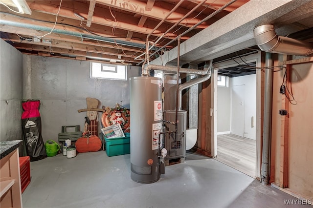 7 Cannas Ct, Cheektowaga, NY 14227 - basement featuring water heater and heating unit