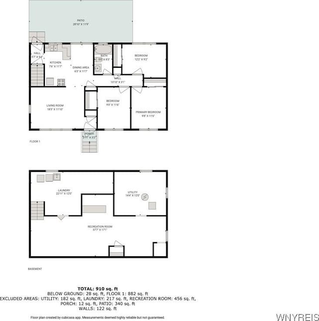 7 Cannas Ct, Cheektowaga, NY 14227 - view of floor plan / room layout