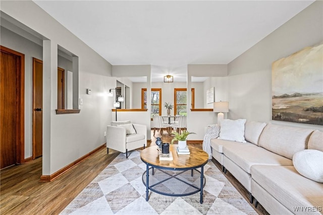 374 Dewey Ave, Buffalo, NY 14214 - living area with wood finished floors and baseboards