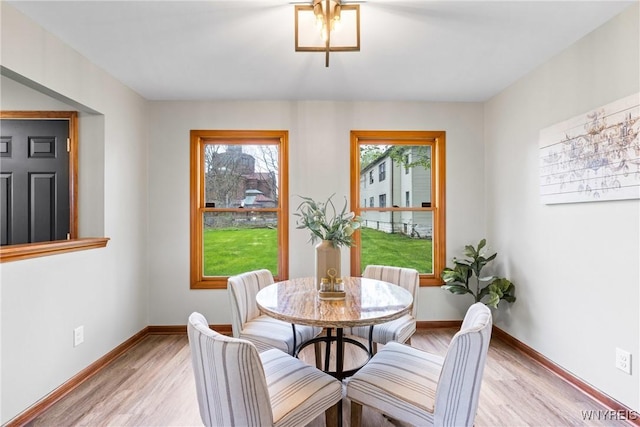 374 Dewey Ave, Buffalo, NY 14214 - dining room featuring light wood finished floors and baseboards