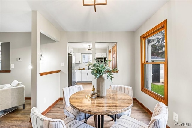 374 Dewey Ave, Buffalo, NY 14214 - dining area with wood finished floors