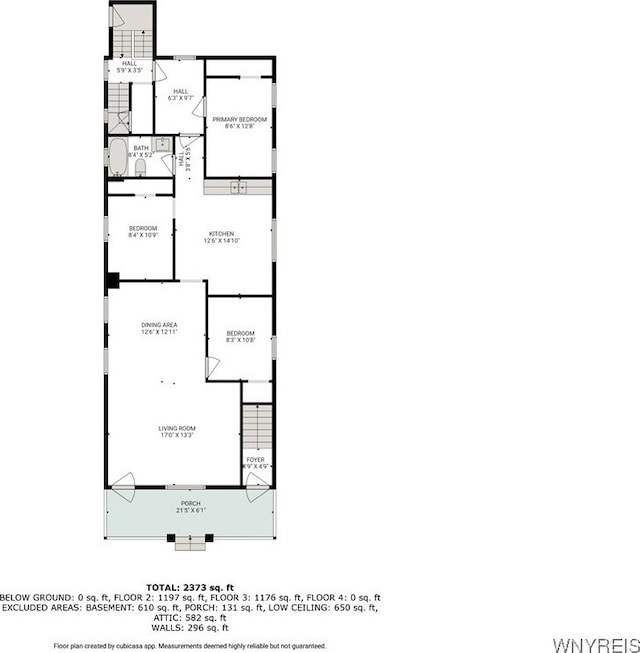 1329 Clinton St, Buffalo, NY 14206 - view of property floor plan