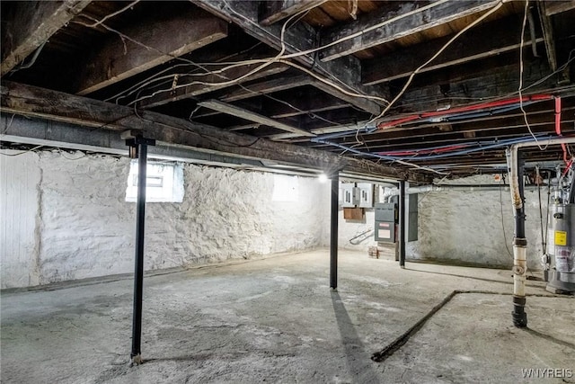 1329 Clinton St, Buffalo, NY 14206 - basement with gas water heater