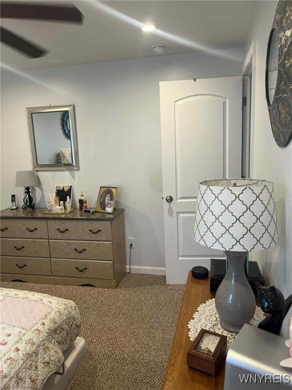 120 Park Lane Cir, Lockport City, NY 14094 - bedroom featuring carpet floors and a ceiling fan