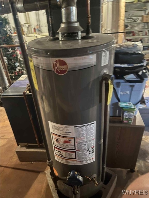 120 Park Lane Cir, Lockport City, NY 14094 - utilities with gas water heater