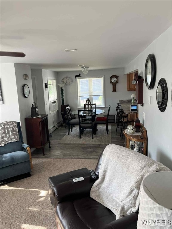 120 Park Lane Cir, Lockport City, NY 14094 - living area with wood finished floors