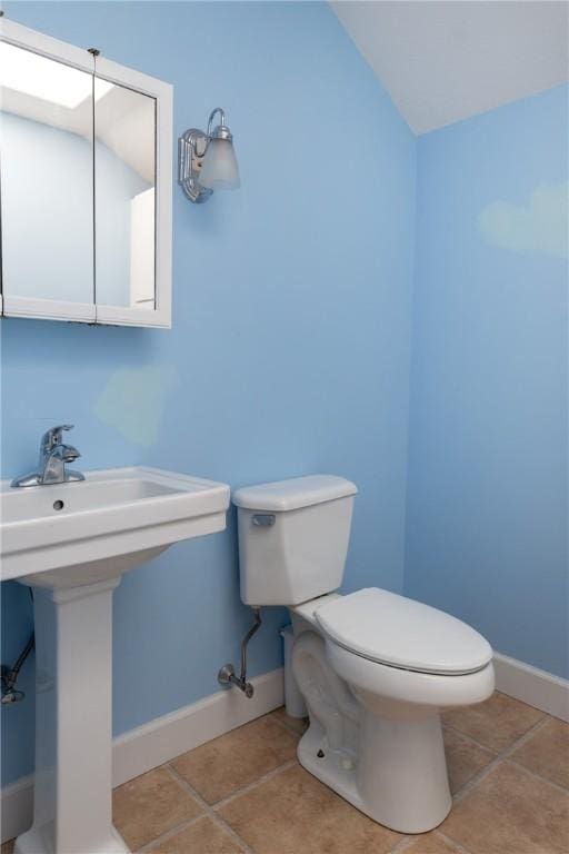 203 Upland Run, Horseheads, NY 14845 - half bathroom with toilet and tile patterned floors