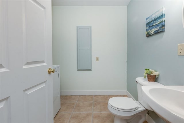 203 Upland Run, Horseheads, NY 14845 - half bath featuring tile patterned flooring and washer / clothes dryer