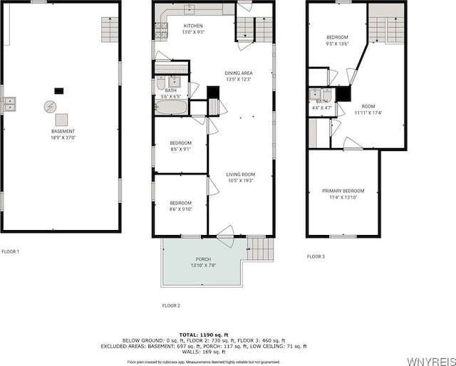 40 Decker St, Buffalo, NY 14215 - view of property floor plan