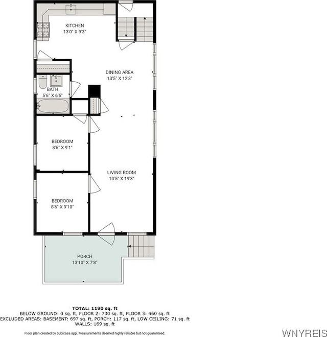 40 Decker St, Buffalo, NY 14215 - view of property floor plan