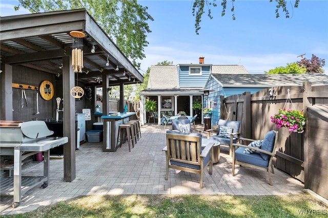 715 Brighton Rd, Tonawanda, NY 14150 - view of patio / terrace featuring outdoor lounge area