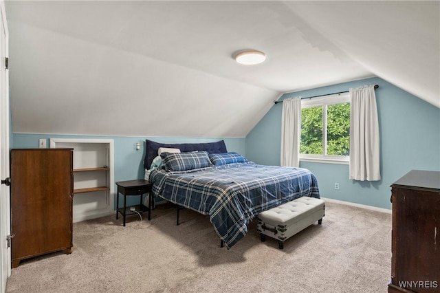715 Brighton Rd, Tonawanda, NY 14150 - bedroom featuring vaulted ceiling and carpet floors