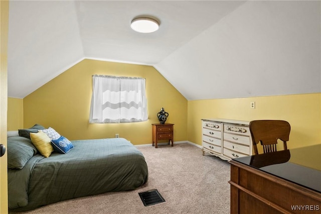 715 Brighton Rd, Tonawanda, NY 14150 - bedroom with carpet floors and lofted ceiling