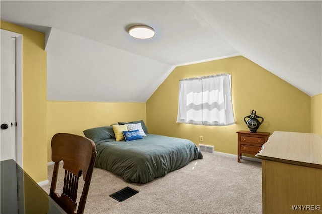 715 Brighton Rd, Tonawanda, NY 14150 - bedroom with vaulted ceiling and carpet floors