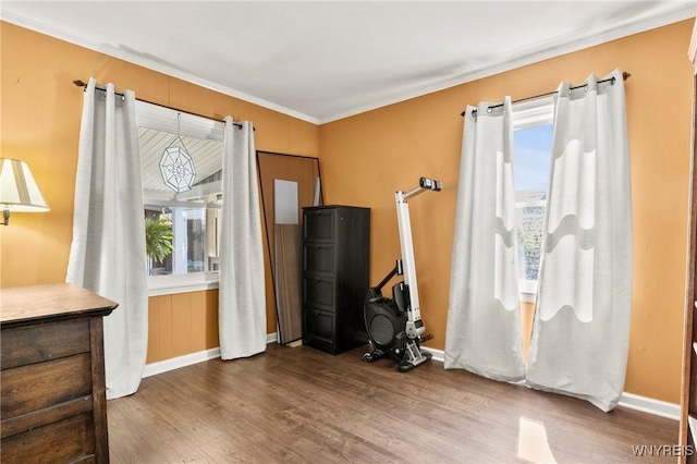 715 Brighton Rd, Tonawanda, NY 14150 - foyer with wood finished floors and crown molding