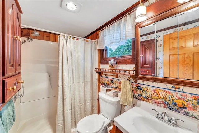 61 Country Pl, Colesville, NY 13813 - bathroom with a shower with curtain and vanity