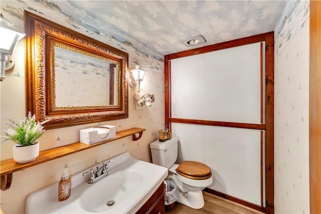61 Country Pl, Colesville, NY 13813 - bathroom featuring vanity and wood finished floors