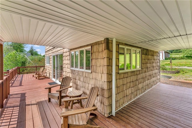 61 Country Pl, Colesville, NY 13813 - view of wooden terrace