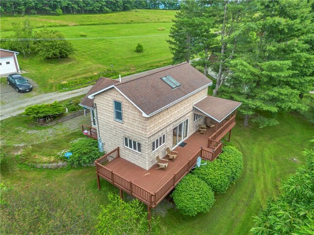 61 Country Pl, Colesville, NY 13813 - view from above of property featuring a tree filled landscape