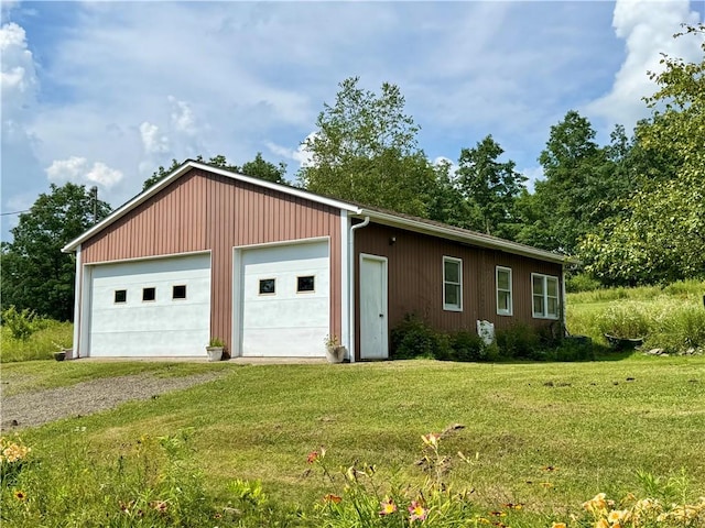 61 Country Pl, Colesville, NY 13813 - detached garage with driveway