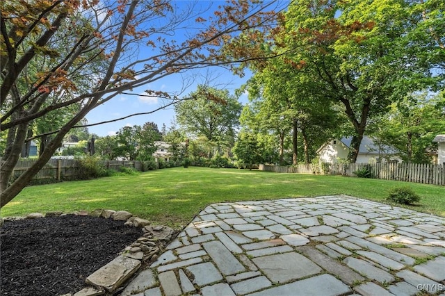 16 Onondaga St, Skaneateles, NY 13152 - fenced backyard with a patio area