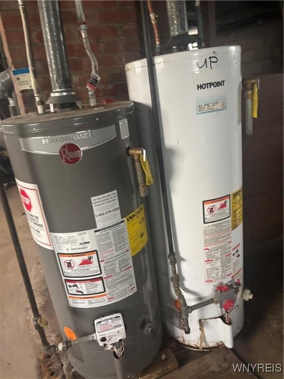 128 Arden Ave, Buffalo, NY 14215 - utility room with water heater