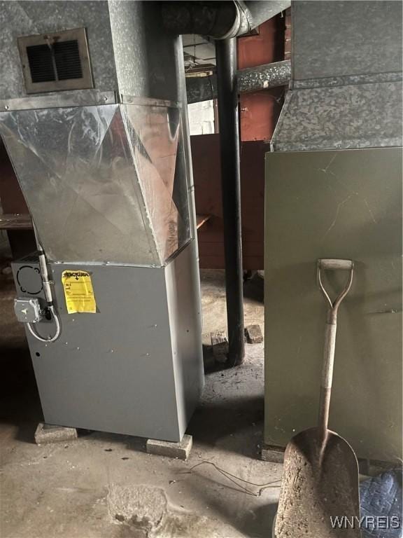 128 Arden Ave, Buffalo, NY 14215 - utility room with heating unit