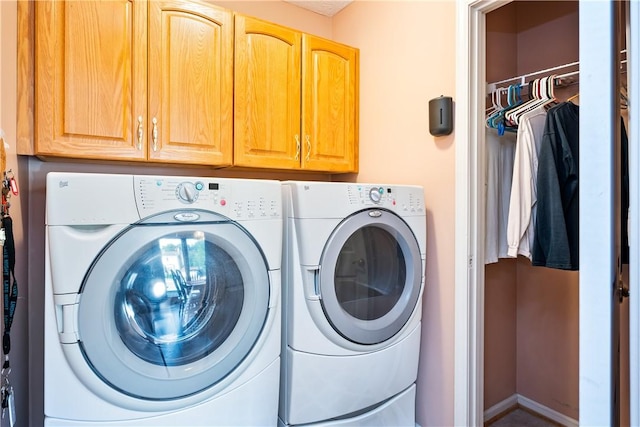 35 Silkwood Cir, Gates, NY 14559 - laundry room featuring washing machine and dryer and cabinet space