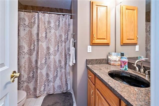 35 Silkwood Cir, Gates, NY 14559 - bathroom featuring vanity, tile patterned flooring, and a shower with curtain
