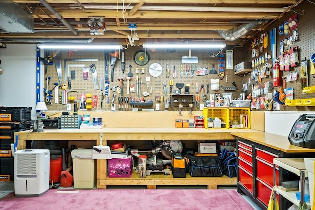 35 Silkwood Cir, Gates, NY 14559 - basement featuring a workshop area