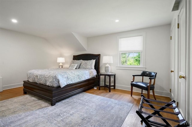 53 Payne St, Hamilton, NY 13346 - bedroom featuring wood finished floors and recessed lighting