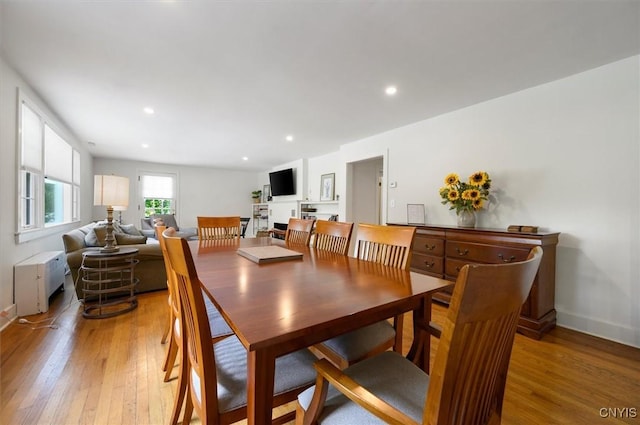 53 Payne St, Hamilton, NY 13346 - dining space featuring light wood-style floors and recessed lighting