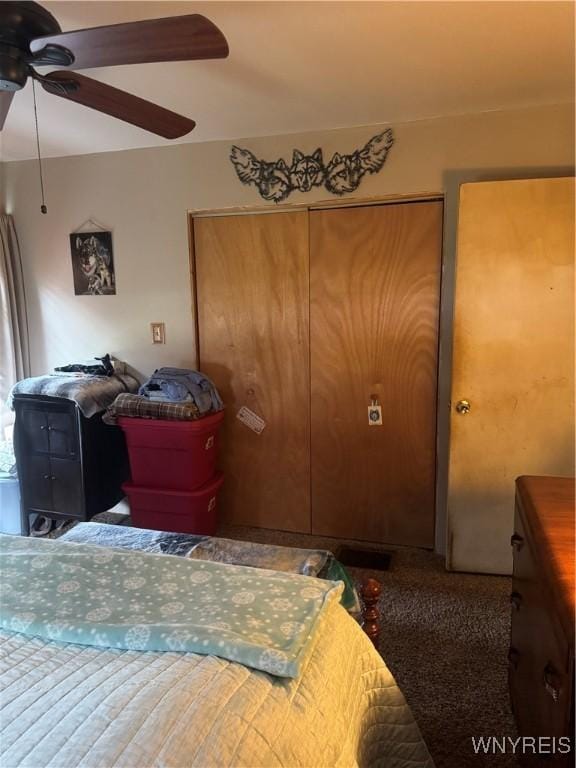 29 Church St, Royalton, NY 14105 - bedroom featuring a closet and a ceiling fan