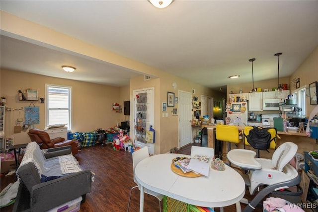 54 Tuxedo Pl, Buffalo, NY 14207 - dining room with dark wood-type flooring