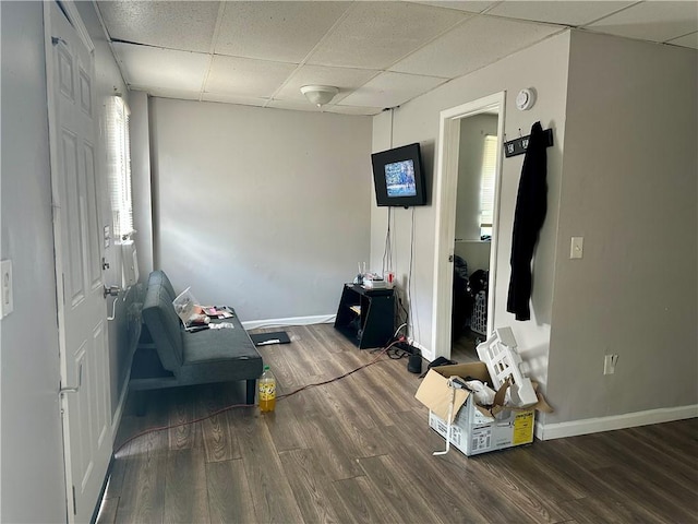 50 Saratoga Ave, Rochester, NY 14608 - bedroom featuring a paneled ceiling and wood finished floors