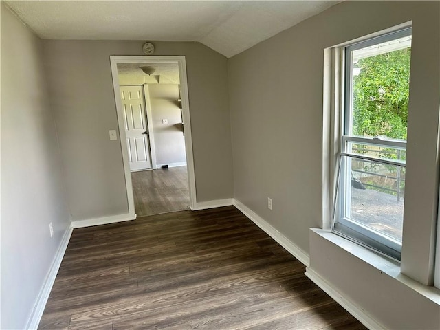 50 Saratoga Ave, Rochester, NY 14608 - unfurnished room featuring lofted ceiling, wood finished floors, and a smoke detector