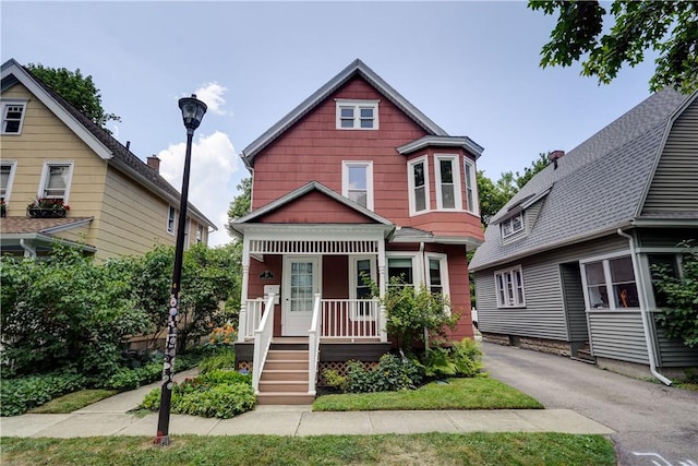 26 Fountain St, Rochester, NY 14620 - view of front facade with a porch