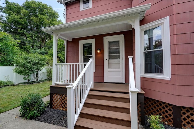 26 Fountain St, Rochester, NY 14620 - property entrance with a porch