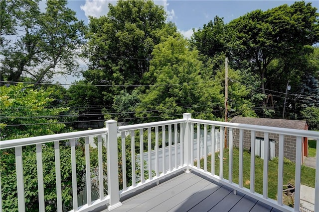 26 Fountain St, Rochester, NY 14620 - deck with a yard
