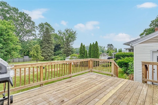 2862 Culver Rd, Irondequoit, NY 14622 - wooden deck featuring a lawn