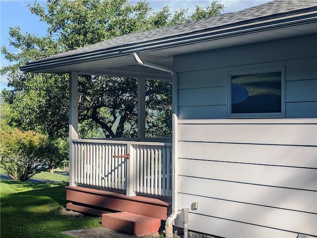 310 E Green St, Smethport Boro, PA 16749 - wooden terrace featuring a lawn