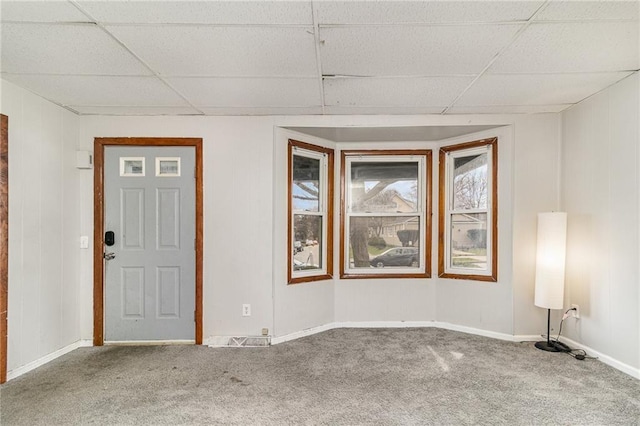 430 Ridgeway Ave, Rochester, NY 14615 - carpeted spare room with a paneled ceiling
