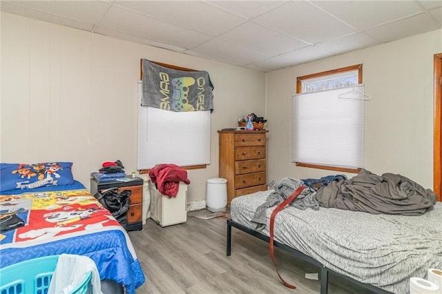 430 Ridgeway Ave, Rochester, NY 14615 - bedroom featuring a paneled ceiling and wood finished floors